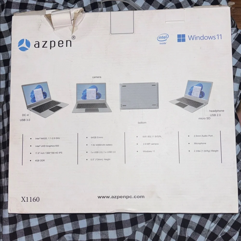 XCITE11 Silver Laptop - 11.6